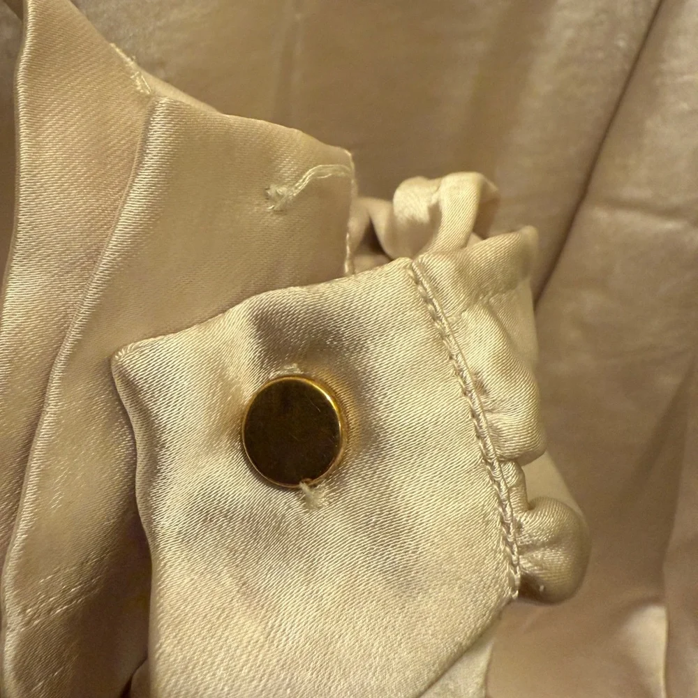 Lovers + Friends Satin Top in Champagne - Picture 3 of 5